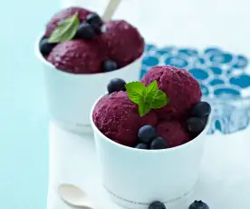 Blueberry Frozen Yoghurt