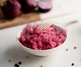 Fermented Red Onions