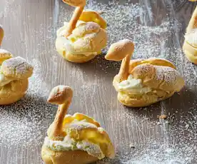 Cigni alla crema diplomatica