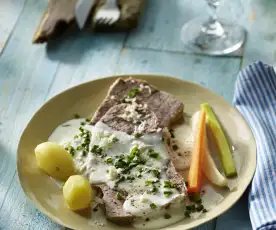 Meerrettichfleisch mit Sylter Kartoffeln