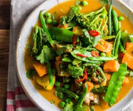 Curry con verduras