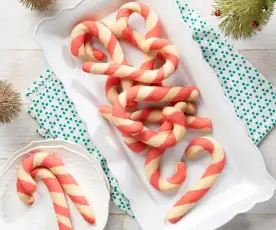 Candy Cane Cookies (Metric)