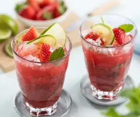 Cool Strawberry Caipiroska