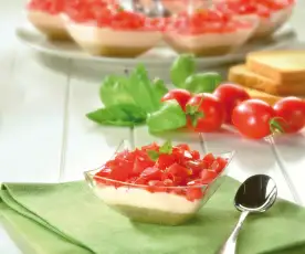 Mini cheesecake al pomodoro