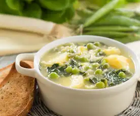 Grüne Gemüsesuppe