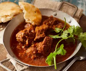 Slow Cooking Beef Madras