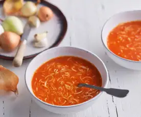 Soupe de pâtes