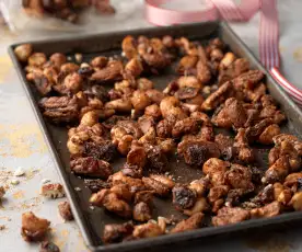 Spiced Nuts with Cranberries