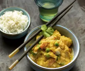 Gyors Thai csirke curry
