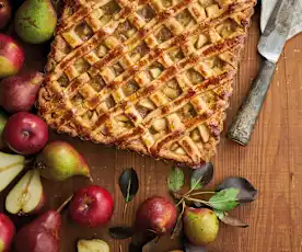 Tarte de maçã e pêra