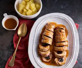 Schweinefilet mit getrockneten Pflaumen