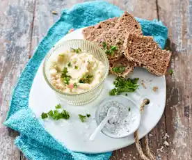 Pastinakenpüree mit Lachs