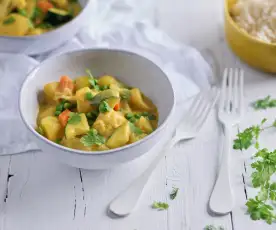 Curry di verdure all'indiana (Bimby Friend)