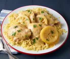Lemon Rosemary Chicken and Rice
