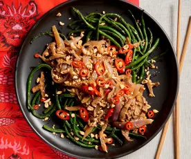Chinese Long Beans with Pork