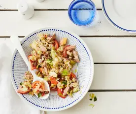 Sizilianischer Reissalat mit Thunfisch