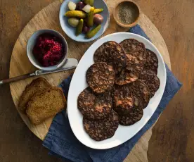 Country-style chicken liver fritters