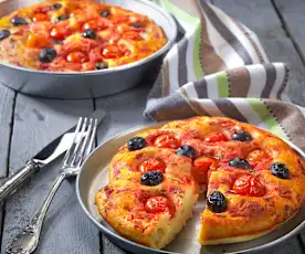 Pizza barese ai pomodorini