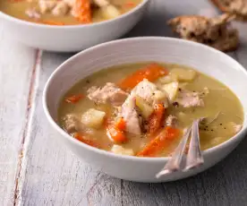 Chicken and Root Vegetable Stew