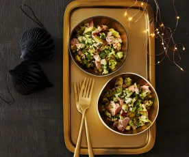 Brokkoli-Wurst-Salat