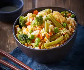 Arroz asiático con verduras TM6