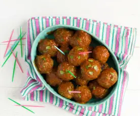 Strawberry BBQ Meatballs