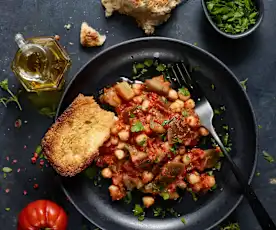 Lilkové ragú s cizrnou