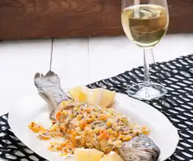 Pstrąg marynowany