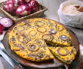 "Frittata" di cipolle al forno (vegan)