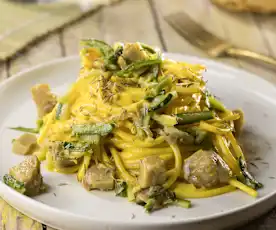 Carbonara di seitan