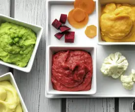 Potato and vegetable purée