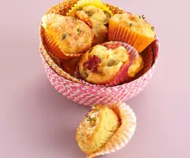 Muffins pistou-pistache