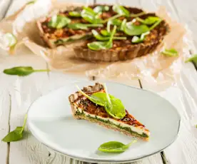 Vollkorn Mangold-Quiche