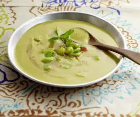 Creamy Moroccan bean soup