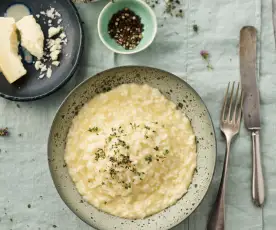 Risotto with Parmesan cheese