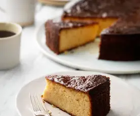 Orange Drizzle Vegetable Cake (gluten and dairy free)