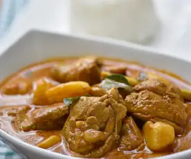 Curry chicken 