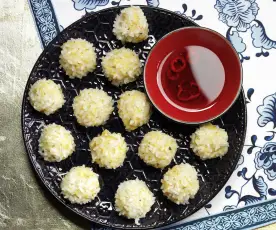 Firecracker Pearl Rice Meatballs