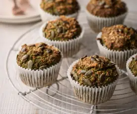 Spinach and Carrot Muffins