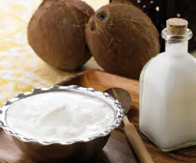 Yoghurt met kokosnoot