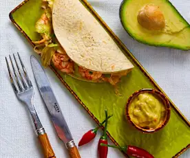 Tacos de camarones