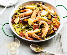 Paëlla aux fruits de mer