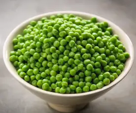 Steamed Peas
