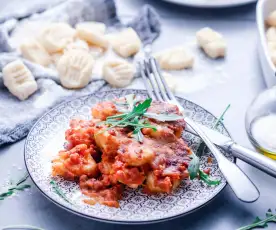 Gnocchis sauce tomate et chorizo