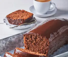Gâteau quatre-quarts enrobé de chocolat (Métrique)