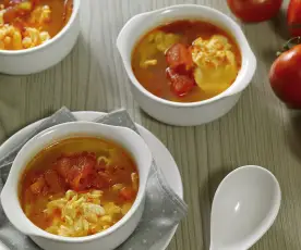 Tomato-egg soup