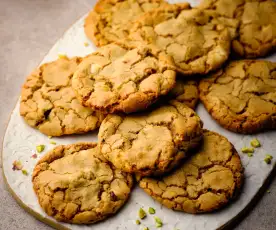 Pistachio and White Chocolate Cookies