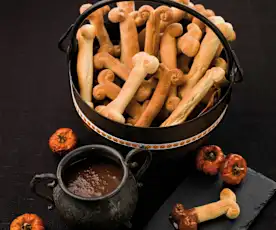 Ossos com chocolate