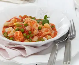 Spargelragout mit Pute