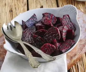 Steamed and Grilled Beets